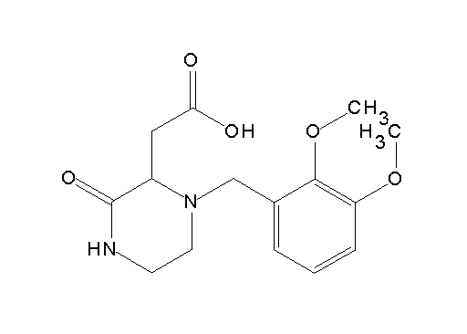 [1-(2,3-dimethoxybenzyl)-3-oxo-2-piperazinyl]acetic acid
