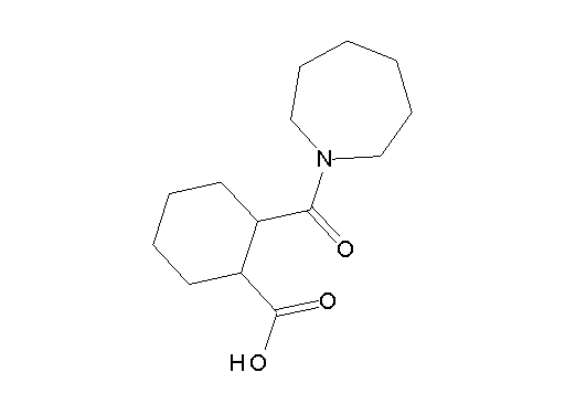 2-(1-azepanylcarbonyl)cyclohexanecarboxylic acid