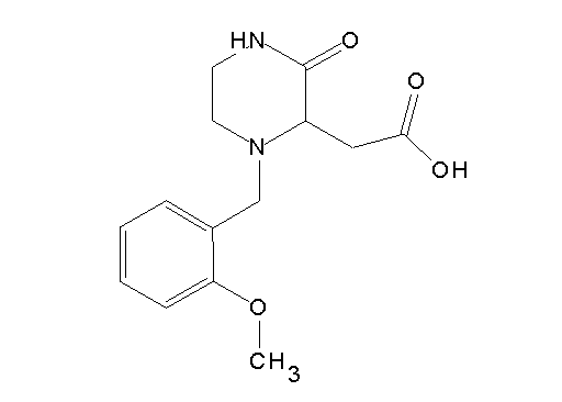 [1-(2-methoxybenzyl)-3-oxo-2-piperazinyl]acetic acid