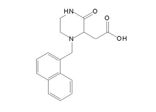 [1-(1-naphthylmethyl)-3-oxo-2-piperazinyl]acetic acid