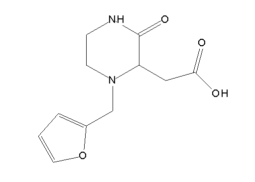 [1-(2-furylmethyl)-3-oxo-2-piperazinyl]acetic acid