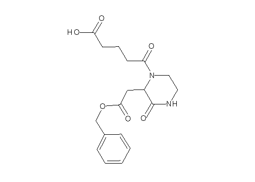 5-{2-[2-(benzyloxy)-2-oxoethyl]-3-oxo-1-piperazinyl}-5-oxopentanoic acid