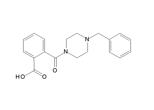 2-[(4-benzyl-1-piperazinyl)carbonyl]benzoic acid