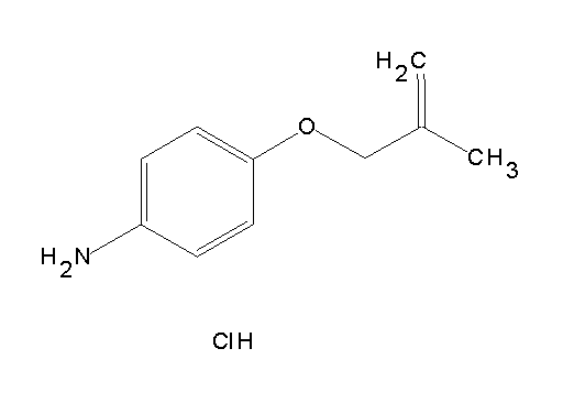 {4-[(2-methyl-2-propen-1-yl)oxy]phenyl}amine hydrochloride