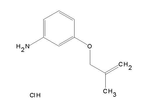 {3-[(2-methyl-2-propen-1-yl)oxy]phenyl}amine hydrochloride