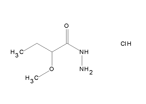 2-methoxybutanohydrazide hydrochloride