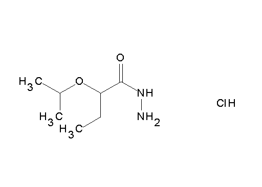 2-isopropoxybutanohydrazide hydrochloride