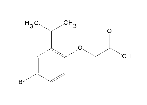 (4-bromo-2-isopropylphenoxy)acetic acid