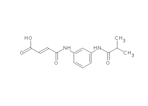 4-{[3-(isobutyrylamino)phenyl]amino}-4-oxo-2-butenoic acid