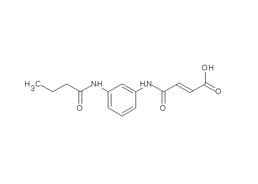 4-{[3-(butyrylamino)phenyl]amino}-4-oxo-2-butenoic acid
