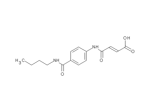 4-({4-[(butylamino)carbonyl]phenyl}amino)-4-oxo-2-butenoic acid