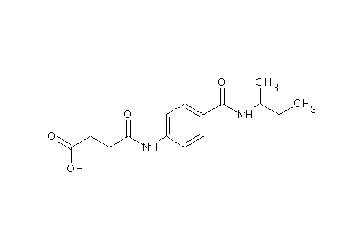4-({4-[(sec-butylamino)carbonyl]phenyl}amino)-4-oxobutanoic acid