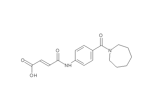 4-{[4-(1-azepanylcarbonyl)phenyl]amino}-4-oxo-2-butenoic acid