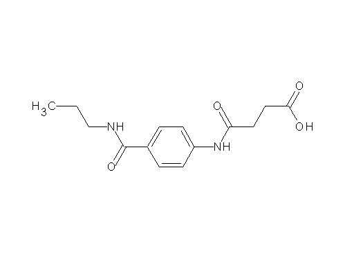 4-oxo-4-({4-[(propylamino)carbonyl]phenyl}amino)butanoic acid