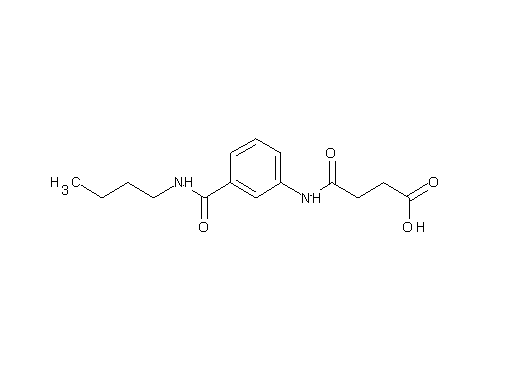 4-({3-[(butylamino)carbonyl]phenyl}amino)-4-oxobutanoic acid