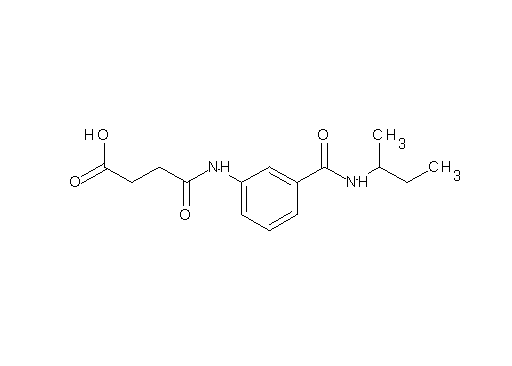 4-({3-[(sec-butylamino)carbonyl]phenyl}amino)-4-oxobutanoic acid