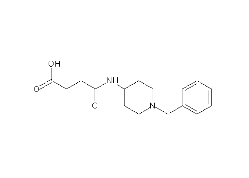 4-[(1-benzyl-4-piperidinyl)amino]-4-oxobutanoic acid