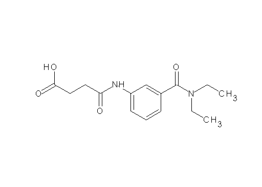 4-({3-[(diethylamino)carbonyl]phenyl}amino)-4-oxobutanoic acid