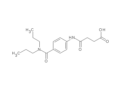 4-({4-[(dipropylamino)carbonyl]phenyl}amino)-4-oxobutanoic acid