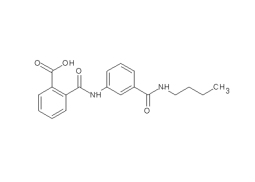 2-[({3-[(butylamino)carbonyl]phenyl}amino)carbonyl]benzoic acid