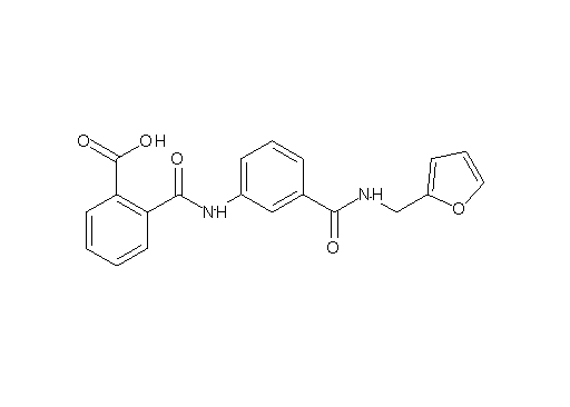 2-{[(3-{[(2-furylmethyl)amino]carbonyl}phenyl)amino]carbonyl}benzoic acid