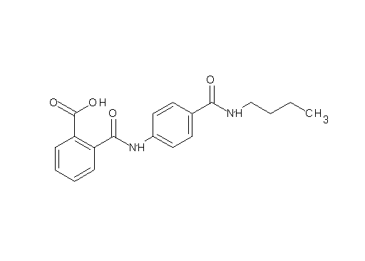 2-[({4-[(butylamino)carbonyl]phenyl}amino)carbonyl]benzoic acid