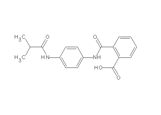 2-({[4-(isobutyrylamino)phenyl]amino}carbonyl)benzoic acid