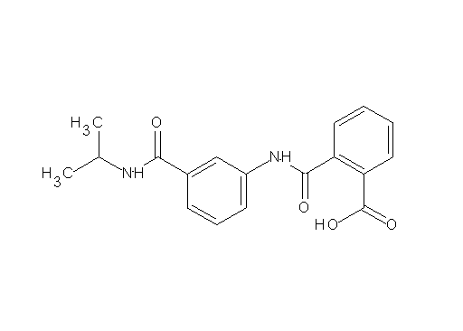 2-[({3-[(isopropylamino)carbonyl]phenyl}amino)carbonyl]benzoic acid