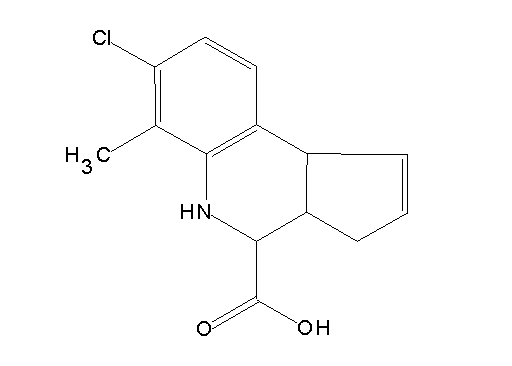 7-chloro-6-methyl-3a,4,5,9b-tetrahydro-3H-cyclopenta[c]quinoline-4-carboxylic acid - Click Image to Close