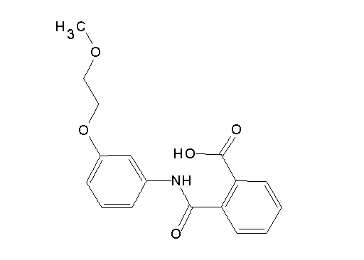 2-({[3-(2-methoxyethoxy)phenyl]amino}carbonyl)benzoic acid