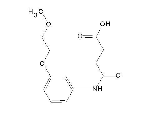 4-{[3-(2-methoxyethoxy)phenyl]amino}-4-oxobutanoic acid