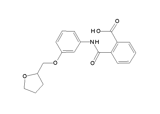 2-({[3-(tetrahydro-2-furanylmethoxy)phenyl]amino}carbonyl)benzoic acid