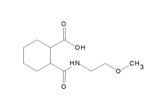 2-{[(2-methoxyethyl)amino]carbonyl}cyclohexanecarboxylic acid
