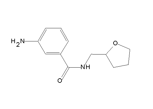 3-amino-N-(tetrahydro-2-furanylmethyl)benzamide
