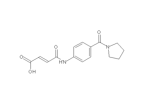 4-oxo-4-{[4-(1-pyrrolidinylcarbonyl)phenyl]amino}-2-butenoic acid - Click Image to Close