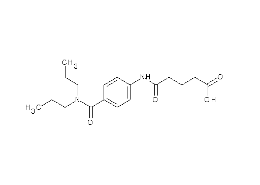 5-({4-[(dipropylamino)carbonyl]phenyl}amino)-5-oxopentanoic acid