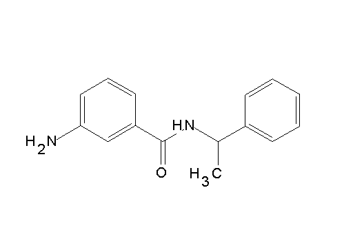 3-amino-N-(1-phenylethyl)benzamide