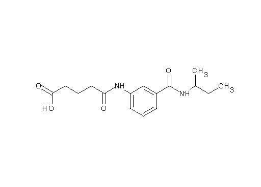 5-({3-[(sec-butylamino)carbonyl]phenyl}amino)-5-oxopentanoic acid - Click Image to Close