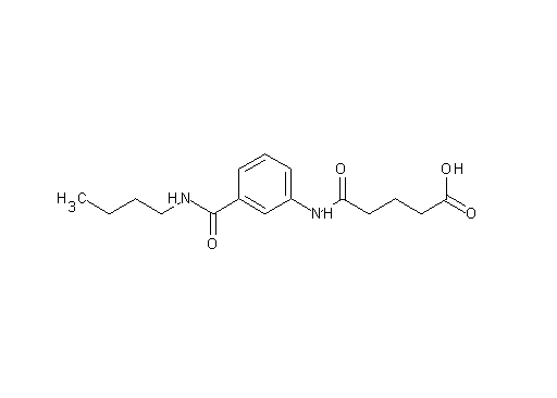 5-({3-[(butylamino)carbonyl]phenyl}amino)-5-oxopentanoic acid - Click Image to Close