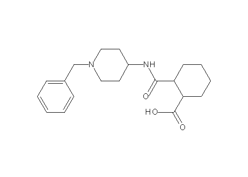 2-{[(1-benzyl-4-piperidinyl)amino]carbonyl}cyclohexanecarboxylic acid