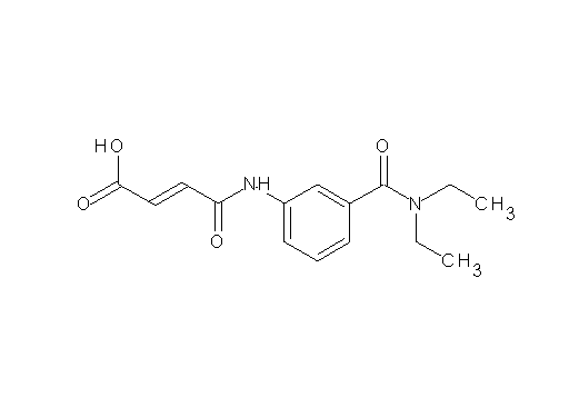 4-({3-[(diethylamino)carbonyl]phenyl}amino)-4-oxo-2-butenoic acid