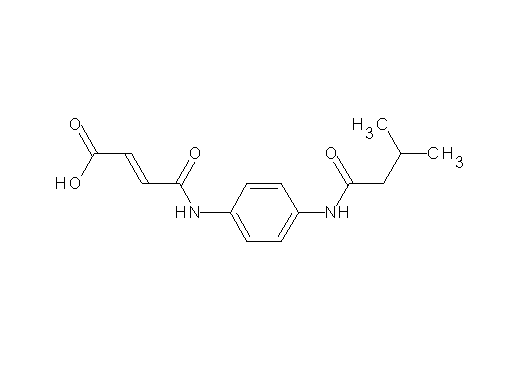 4-({4-[(3-methylbutanoyl)amino]phenyl}amino)-4-oxo-2-butenoic acid - Click Image to Close