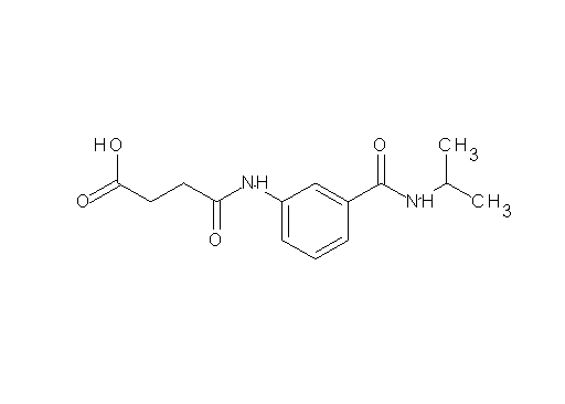 4-({3-[(isopropylamino)carbonyl]phenyl}amino)-4-oxobutanoic acid