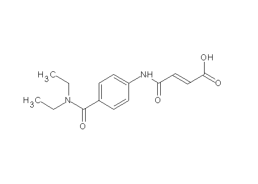 4-({4-[(diethylamino)carbonyl]phenyl}amino)-4-oxo-2-butenoic acid