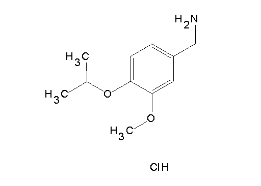 (4-isopropoxy-3-methoxybenzyl)amine hydrochloride