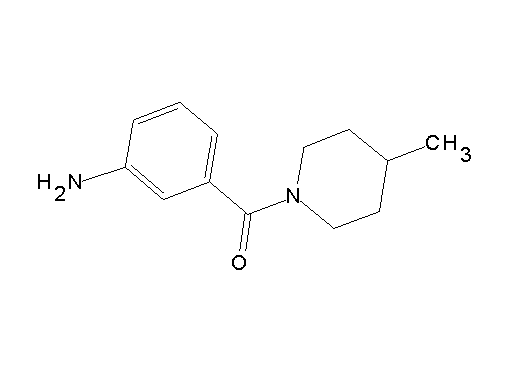 3-[(4-methyl-1-piperidinyl)carbonyl]aniline