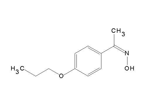 1-(4-propoxyphenyl)ethanone oxime