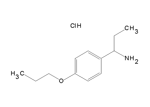 [1-(4-propoxyphenyl)propyl]amine hydrochloride