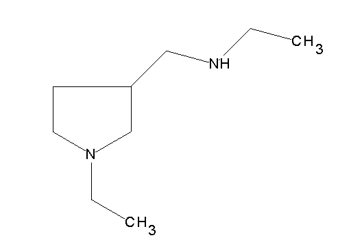 N-[(1-ethyl-3-pyrrolidinyl)methyl]ethanamine