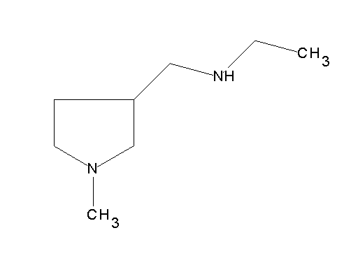N-[(1-methyl-3-pyrrolidinyl)methyl]ethanamine